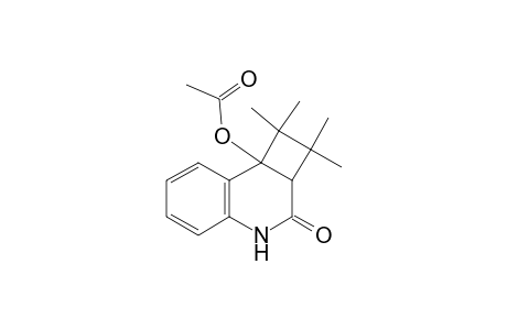 Cyclobuta[c]quinolin-3(1H)-one, 8b-(acetyloxy)-2,2a,4,8b-tetrahydro-1,1,2,2-tetramethyl-, (2a.alpha.,8b.alpha.)-(.+-.)-