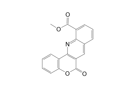 6H-[1]Benzopyrano[4,3-b]quinoline-11-carboxylic acid, 6-oxo-, methyl ester