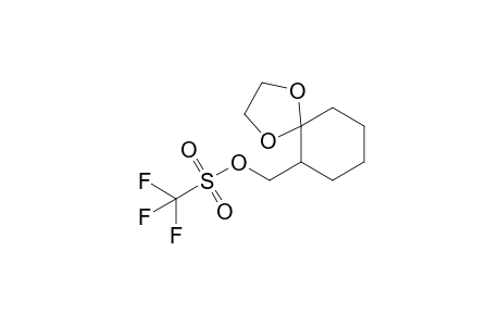(1,4-Dioxa-spiro[4.5]dec-6'-yl)methyl trifluoromethanesulfonate