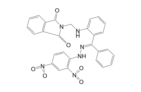 N-[(o-BENZOYLANILINO)METHYL]PHTHALIMIDE, (2,4-DINITROPHENYL)HYDRAZONE