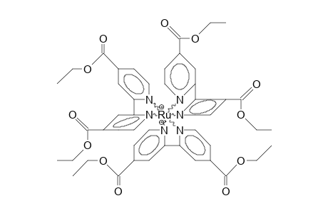 Tris(4,4'-bis[ethoxycarbonyl]-2,2'-bipyridyl)-ruthenium(ii) dication