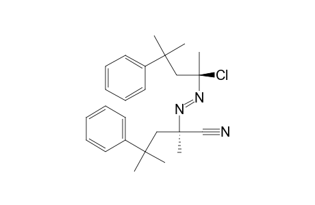 Benzenebutanenitrile, .alpha.-[(1-chloro-1,3-dimethyl-3-phenylbutyl)azo]-.alpha.,.gamma.,.gamma.-trimethyl-, [R*,R*-(E)]-(.+-.)-