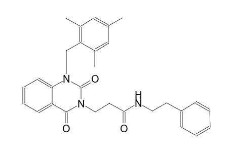 3-(1-(mesitylmethyl)-2,4-dioxo-1,4-dihydro-3(2H)-quinazolinyl)-N-(2-phenylethyl)propanamide