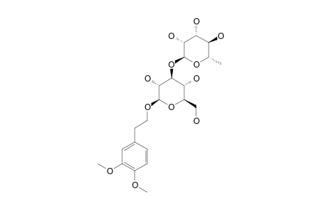 (2S,3R,4R,5R,6S)-2-[(2R,3R,4S,5R,6R)-2-[2-(3,4-dimethoxyphenyl)ethoxy]-3,5-dihydroxy-6-methylol-tetrahydropyran-4-yl]oxy-6-methyl-tetrahydropyran-3,4,5-triol