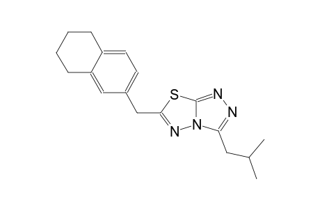 [1,2,4]triazolo[3,4-b][1,3,4]thiadiazole, 3-(2-methylpropyl)-6-[(5,6,7,8-tetrahydro-2-naphthalenyl)methyl]-