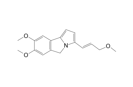 (E)-7,8-Dimethoxy-3-(3-methoxyprop-1-enyl)-5H-pyrrolo-[2,1-a]isoindole