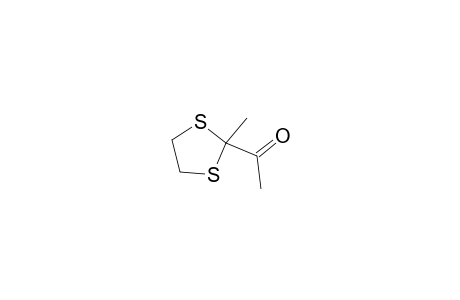 Ethanone, 1-(2-methyl-1,3-dithiolan-2-yl)-