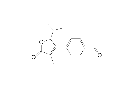 4-[4-Methyl-2-(1-methylethyl)-5-oxo-2,5-dihydrofuran-3-yl]benzaldehyde