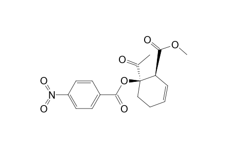 [1R*,2S*]-1-acetyl-2-(methoxycarbonyl)-3-cyclohexen-1-yl p-nitrobenzoate