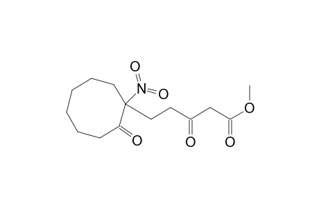 Cyclooctanepentanoic acid, 1-nitro-.beta.,2-dioxo-, methyl ester