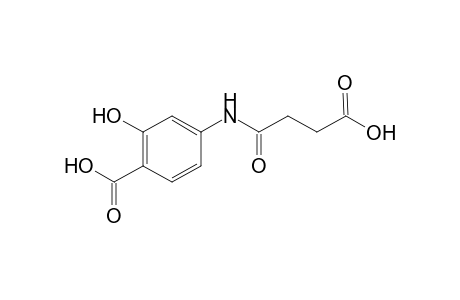 4-[(3-Carboxypropanoyl)amino]-2-hydroxybenzoic acid