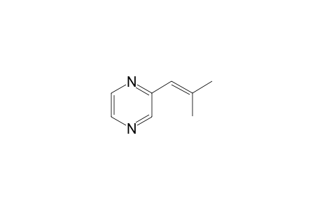 2-Methyl propenylpyrazine (propenyl 1 or 2, Z or E and 5 or 6 on the pyrazine)