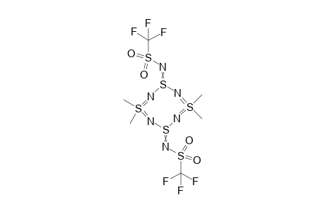 1,1,1-trifluoro-N-[3,3,7,7-tetramethyl-5-(trifluoromethylsulfonylimino)-1lambda4,3ambda6,5ambda4,7ambda6-tetrathia-2,4,6,8-tetrazacycloocta-2,3,6,7-tetraen-1-ylidene]methanesulfonamide