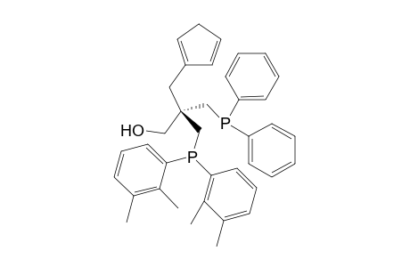 3-( Cyclopentadienylmethyl)-2-[(di-m-xylylphosphano)methyl]-2-[(diphenylphosphano)methyl]-1-propanol