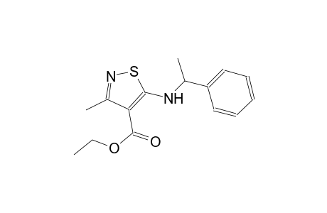 ethyl 3-methyl-5-[(1-phenylethyl)amino]-4-isothiazolecarboxylate