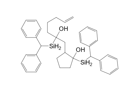 2-(Diphenylmethylsilyl)-1-[2-(diphenylmethylsilyl)-2-hydroxycyclopentyl]-6-hepten-2-ol