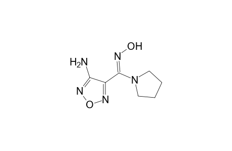 4-[(Z)-(Hydroxyimino)(1-pyrrolidinyl)methyl]-1,2,5-oxadiazol-3-amine