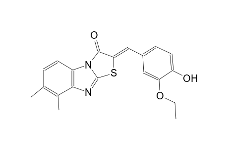 thiazolo[3,2-a]benzimidazol-3(2H)-one, 2-[(3-ethoxy-4-hydroxyphenyl)methylene]-7,8-dimethyl-, (2Z)-