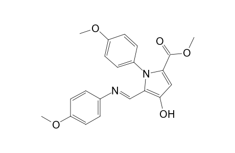 4-Hydroxy-2-(methoxycarbonyl)-5-[N-(4'-methoxyphenyl)imino]methyl-N-(4"-methoxyphenyl)pyrrole