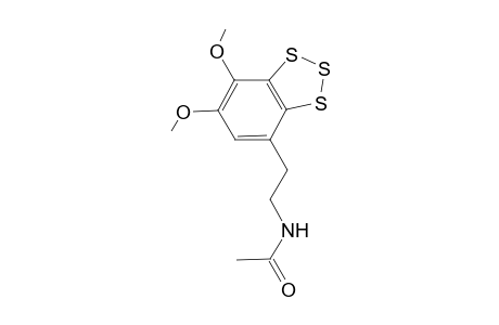N-[2-(4,5-dimethoxy-1,2,3-benzotrithiol-7-yl)ethyl]acetamide
