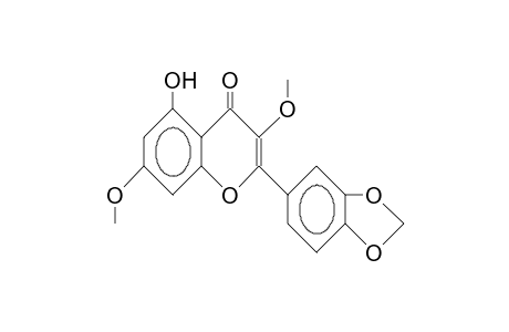 5-Hydroxy-3,7-dimethoxy-3',4'-methylenedioxy-flavone