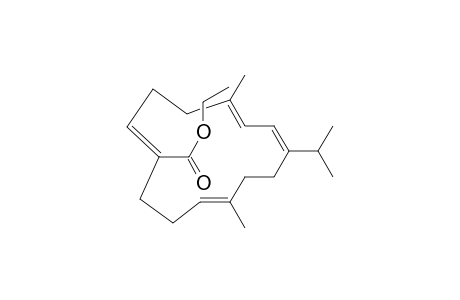 (1Z,5E,7E,11E)-5,11-dimethyl-8-propan-2-yl-1-cyclotetradeca-1,5,7,11-tetraenecarboxylic acid ethyl ester