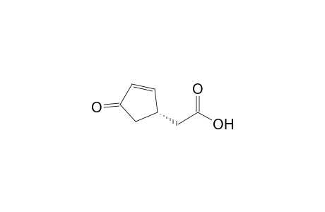 2-[(1S)-4-ketocyclopent-2-en-1-yl]acetic acid