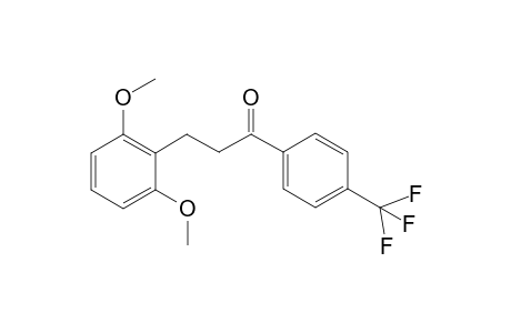 3-(2,6-dimethoxyphenyl)-1-(4-(trifluoromethyl)phenyl)propan-1-one