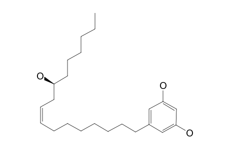 5-(11'-(S)-HYDROXY-8'-HEPTADECAENYL)-RESORCINOL