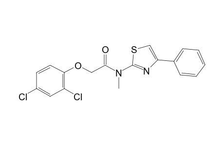 2-(2,4-Dichlorophenoxy)-N-(4-phenyl-1,3-thiazol-2-yl)acetamide, N-methyl