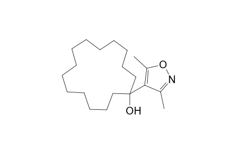4-(1'-Hydroxycyclopentadecyl)-3,5-dimethylisoxazole