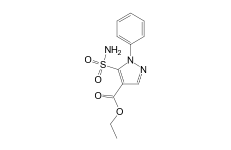 1H-Pyrazole-4-carboxylic acid, 5-(aminosulfonyl)-1-phenyl-, ethyl ester