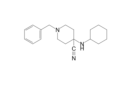 1-benzyl-4-(cyclohexylamino)isonipecotonitrile