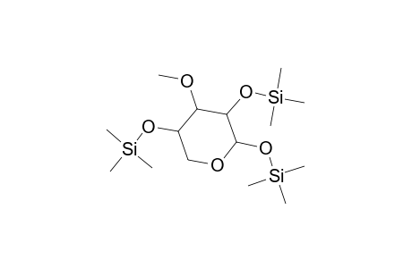 Xylopyranose, 3-O-methyl-1,2,4-tris-O-(trimethylsilyl)-