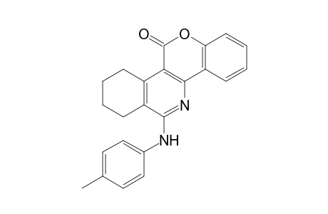 6-(4-Methylanilino)-7,8,9,10-tetrahydrochromeno[4,3-c]isoquinolin-11-one