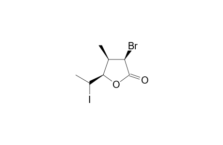 (3R,4R,5R)-3-bromo-5-(1-iodoethyl)-4-methyloxolan-2-one