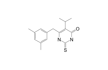 2,3-DIHYDRO-6-(3,5-DIMETHYLBENZYL)-5-ISOPROPYL-2-THIOXOPYRIMIDIN-4(1H)-ONE
