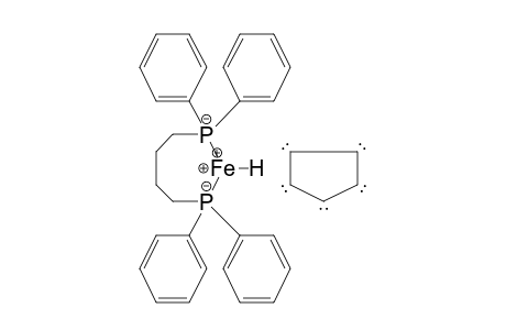 Iron, [1,4-butanediylbis[diphenylphosphine]-P,P'](.eta.5-2,4-cyclopentadien-1-yl)hydro-