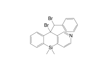 10,10-Dimethyl-9-bromo-9-(.alpha.-bromobenzyl)-9,10-sila-2-azaanthracene
