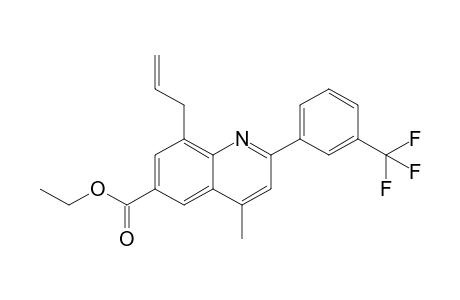Ethyl 8-allyl-4-methyl-2-[3-(trifluoromethyl)phenyl]-6-quinolinecarboxylate
