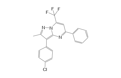 pyrazolo[1,5-a]pyrimidine, 3-(4-chlorophenyl)-2-methyl-5-phenyl-7-(trifluoromethyl)-