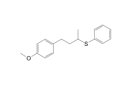 (rac)-1-Methoxy-4-[3-(phenylthio)butyl]benzene