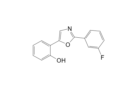 2-(3-Fluorophenyl)-5-(2-hydroxyphenyl)-1,3-oxazole