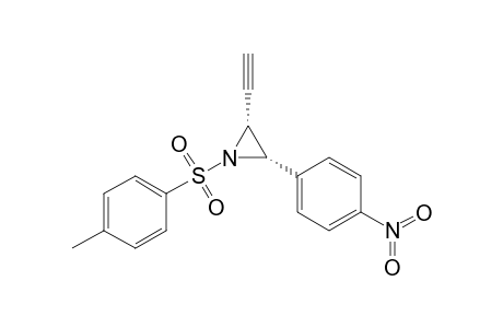 cis-N-Tosyl-3-(p-nitrophenyl)-2-acetylenylaziridine