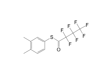 3,4-Dimethylthiophenol, S-heptafluorobutyryl-