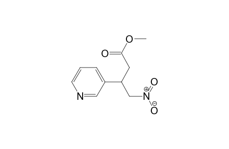 Methyl 4-nitro-3-pyridin-3-ylbutanoate