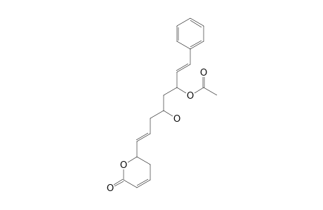 (+)-6-(6'-ACETOXY-4'-HYDROXY-8'-PHENYLOCT-1',7'-DIENYL)-5,6-DIHYDRO-2H-PYRAN-2-ONE