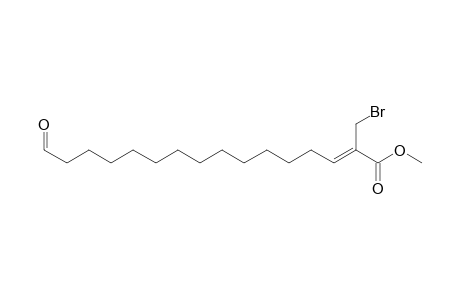 Methyl 2-bromomethyl-15-formyl-2(Z)-pentadecenoate