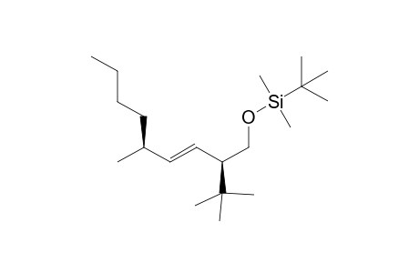 (E)-(2R*,5S*)-(1,1-Dimethylethyl)dimethyl[(2-(1,1-dimethylethyl)-5-methyl-3-nonenyl)oxy]silane