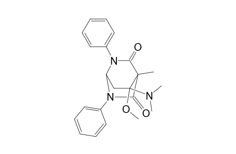 8-(dimethylamino)-8-methoxy-4-methyl-2,6-diphenyl-2,6-diazabicyclo-[2.2.2]-octane-3,5-dione